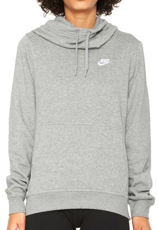 Moletom Flanelado Fechado Nike Sportswear Essntl Fnl Po Flc Off