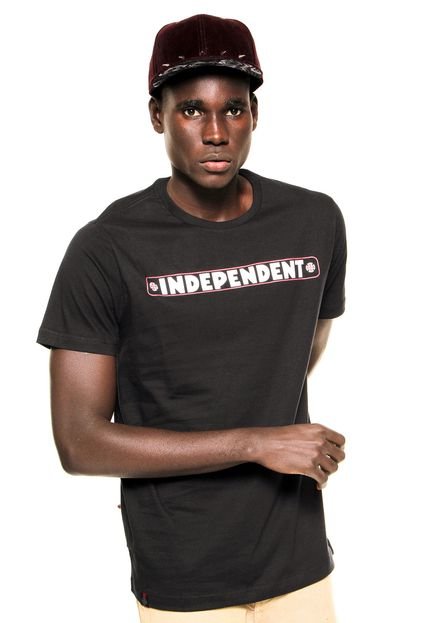 Camiseta Independent Spiral Preta - Marca Independent