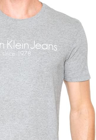Camiseta Calvin Klein Jeans Since 1978 Cinza