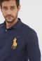 Camisa Polo Ralph Lauren Slim Logo Bordado Azul-Marinho - Marca Polo Ralph Lauren