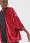 Kimono Colcci Veludo Vermelho - Marca Colcci
