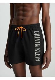 Bañador Con Logo Hombre Negro Calvin Klein