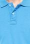 Camisa Polo Refined Lisa Recorte Azul - Marca Refined