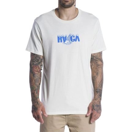 Camiseta RVCA Melted SM24 Masculina Off White - Marca RVCA