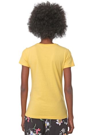 Camiseta Aeropostale Bordada Amarela