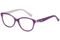 Óculos de Grau Lilica Ripilica VLR088 C4/48 Roxo/Branco - Marca Lilica Ripilica