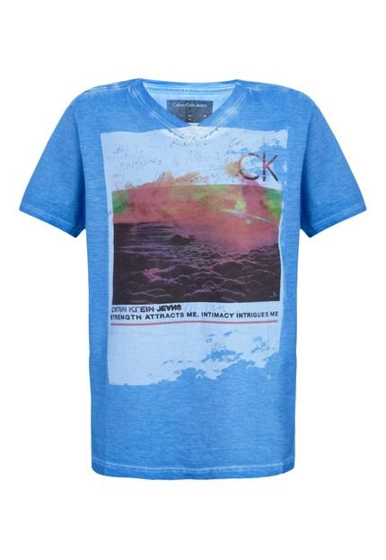 Camiseta Calvin Klein Kids Azul - Marca Calvin Klein Kids