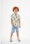 Polo Jungle Adventure Infantil Up Baby Branco - Marca Up Baby