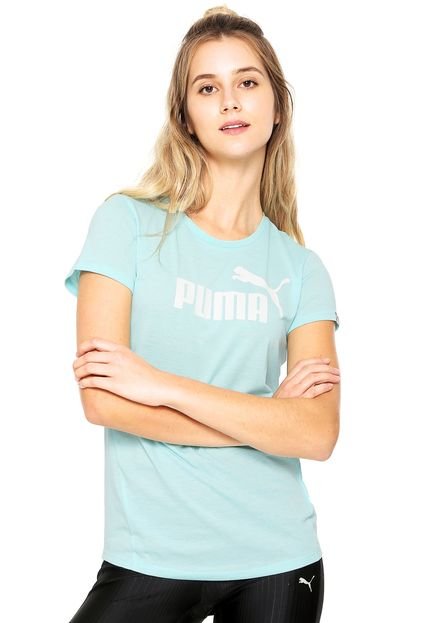 Camiseta Puma Ess No.1 Tee Heather Azul - Marca Puma
