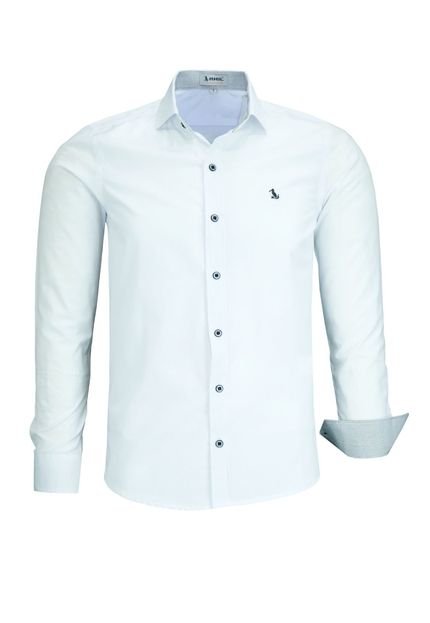 Camisa Manga Longa Amil Lisa Fácil de Passar 1778 Branco - Marca Amil