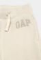 Calça de Moletom GAP Logo Off-White - Marca GAP