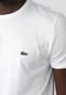 Camiseta Lacoste Algodão PIMA Logo Branca - Marca Lacoste