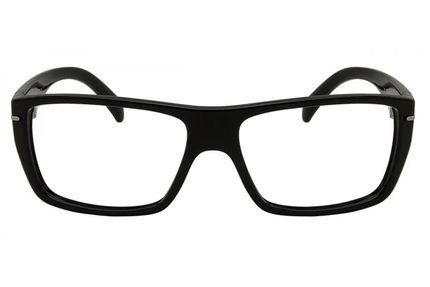 Óculos de Grau HB Polytech 93023/57 Preto Gloss - Marca HB