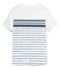 Camiseta Masculina Listrada Meia Malha Rovitex Branco - Marca Rovitex