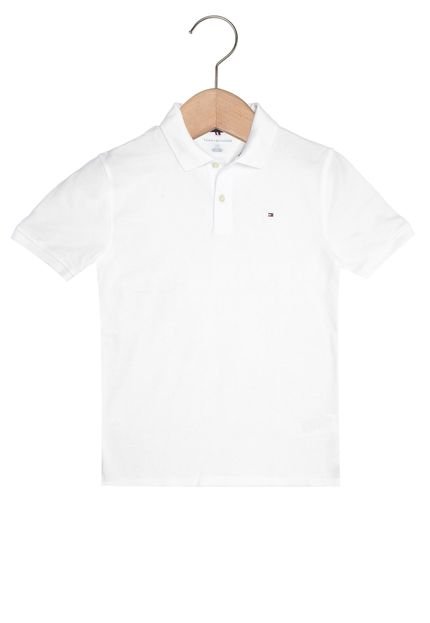 Camisa Polo Tommy Hilfiger Menino Branco - Marca Tommy Hilfiger