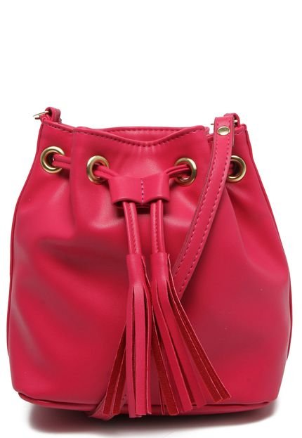 Bolsa Tassel Dergham Ilhoses Rosa - Marca Dergham