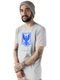 Camiseta Cinza Estampada Eagle Azul - Marca GPM