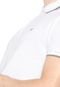 Camisa Polo Malwee Slim Listras Branca - Marca Malwee