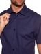 Camisa Ellus Masculina Manga Curta Tricoline LY Classic Italian Azul Marinho - Marca Ellus