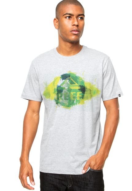Camiseta Reef Braza Cinza - Marca Reef