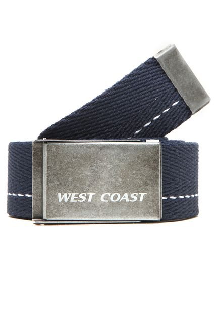 Cinto West Coast Pesponto Azul - Marca West Coast