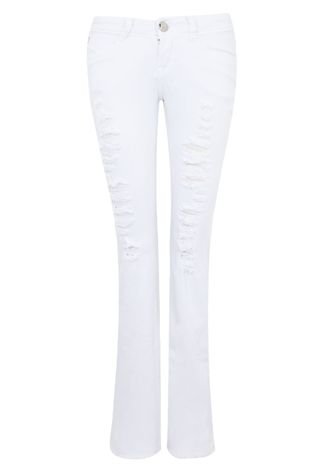 Calça Jeans Osmoze Bootcut Puído Branca