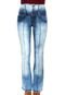 Calça Jeans Mix Jeans Detalhe Flare Azul - Marca Mix Jeans