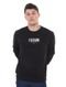 Moletom Forum Masculino Comfort Crewneck Highest Direction Preto - Marca Forum