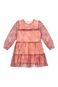 Vestido Infantil Menina Moderno com Tule Colorittá Rosa Claro - Marca Colorittá
