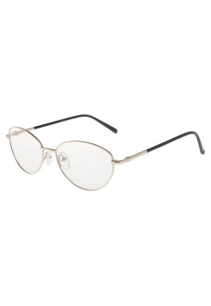 Óculos de Grau FiveBlu Fechada Dourado - Marca FiveBlu
