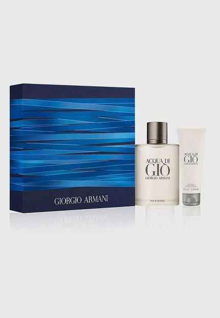 Kit Perfume 100ml Armani Code Eau de Toilette e Gel de Banho 75ml Armani Masculino - Marca Giorgio Armani