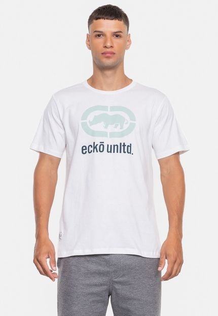 Camiseta Ecko Masculina Big Rhino Off White - Marca Ecko