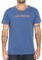 Camiseta Von Dutch Lettering Azul - Marca Von Dutch 