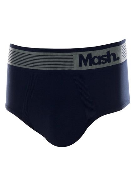 Cueca Slip Mash 713.02 Azul - Marca MASH