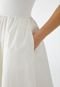 Vestido GAP Midi Liso Off-White - Marca GAP