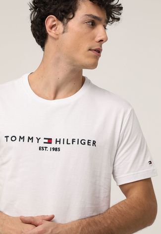 Camiseta Tommy Hilfiger Logo - Comprar Online, tommy 