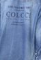 Camisa Jeans Colcci Lettering Azul - Marca Colcci