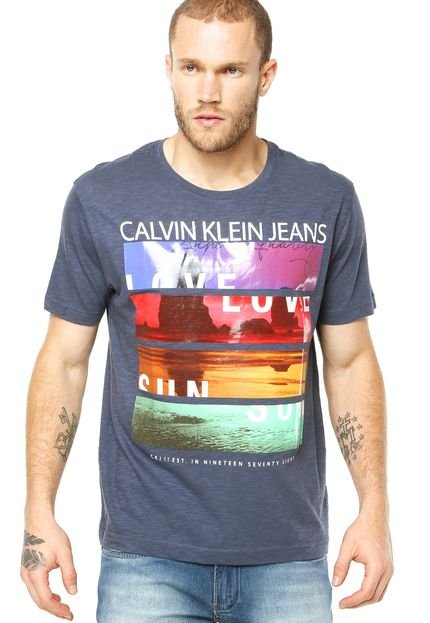 Camiseta Calvin Klein Jeans Urban Cinza - Marca Calvin Klein Jeans
