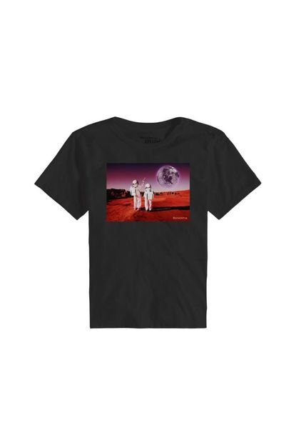 Camiseta Algodão De Marte Reserva Mini Preto - Marca Reserva Mini