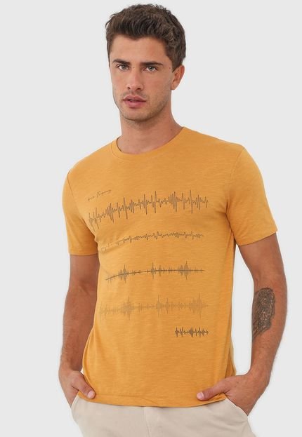 Camiseta Dzarm Frenquency Amarela - Marca Dzarm