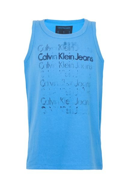Regata Calvin Klein Kids Logo Azul - Marca Calvin Klein Kids