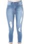 Calça Jeans MOB Skinny Cropped Premium Azul - Marca MOB