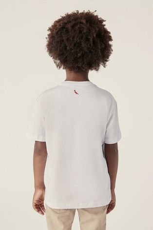 Camiseta Estampada Pica Pau Ketchup Reserva Mini Branco