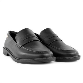 Mocassim Via Uno Casual Feminino Preto