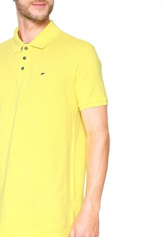 Camisa Polo Ellus Piquet Amarela