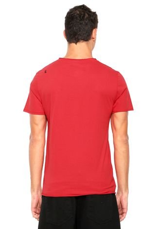 Camiseta Sergio K Estampada Vermelha