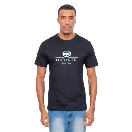 Camiseta Ecko Estampada Preta Estilosa Streetwear - Marca Ecko