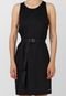 Vestido Colcci Fitness Curto Com Cinto Preto - Marca Colcci Fitness