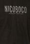 Camiseta Manga Curta Nicoboco Dark Wave Preta - Marca Nicoboco