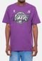 Camiseta NBA Rainbow Los Angeles Lakers Roxa Escuro - Marca NBA